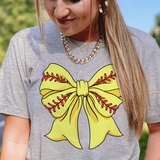 171 Softball Bow Athletic Grey
