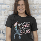 173 Spin Spurs-Black Heather