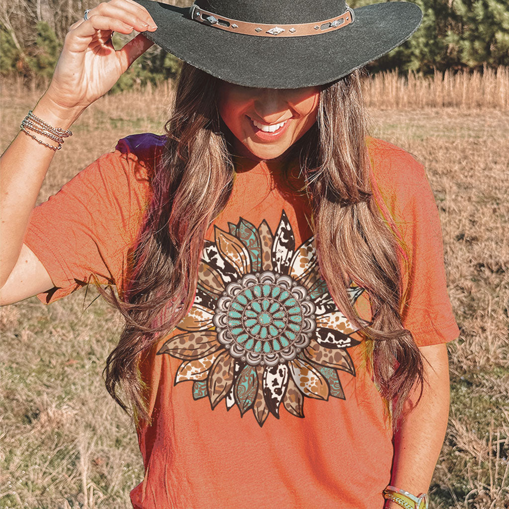 174 Concho Sunflower-Heather Orange