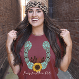 LM-187 Concho Horseshoe-Heather Cardinal