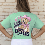 2757 Less People More Dogs-Cool Mint