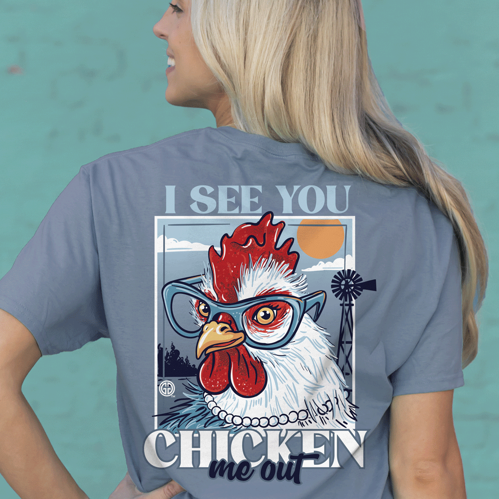 2763 Chicken Me Out-Indigo Blue
