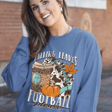 2771 Football Falling-Indigo