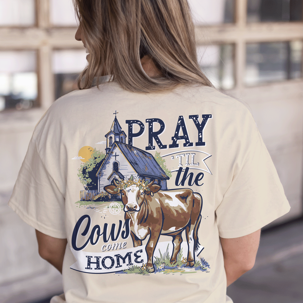 2764 Pray Cow Home - Natural