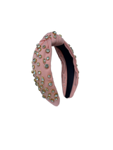 HB-9213 Clear Top Knot Headband Coral