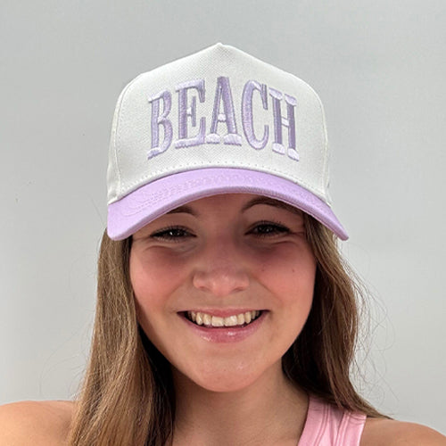 LM-3014 BEACH CAP LAVENDER