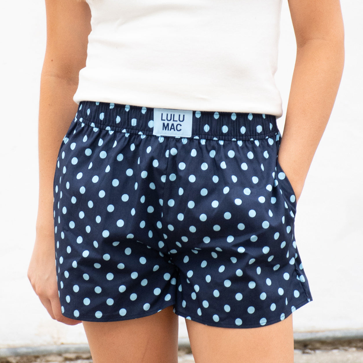 BXSPD-NAVY/LIGHT BLUE SM POLKA DOT
