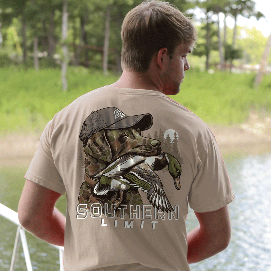 SL-130 Southern Limit Camo Duck Dog - Cream