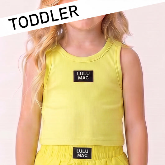 TD-TK-1000 NEON YELLOW TODDLER SOLID TANK