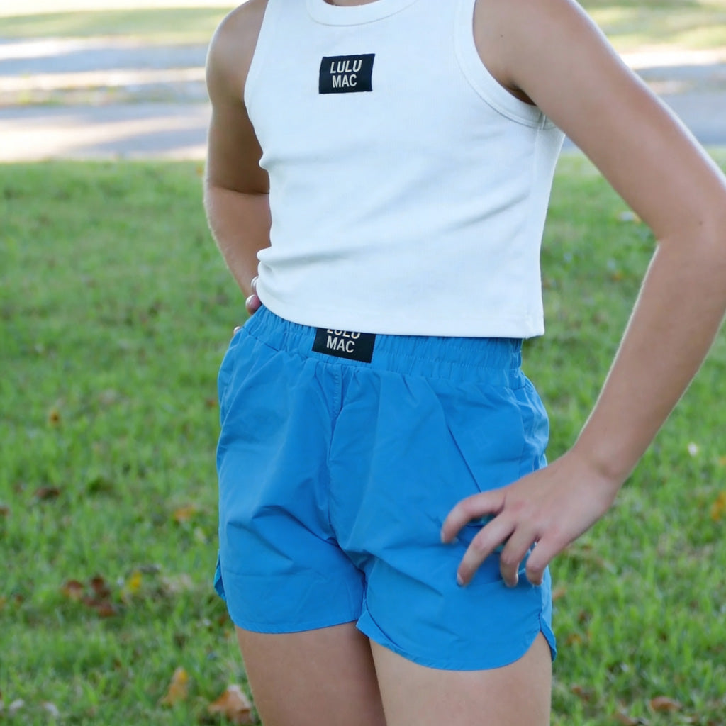 LM-KSH-1000-SHORT TEAL KIDS SHORTS