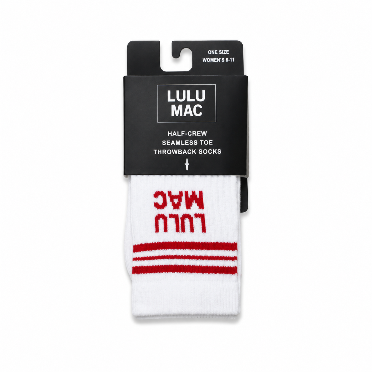 LM-SO-1001 Lulu Mac Socks Single Pair - RED