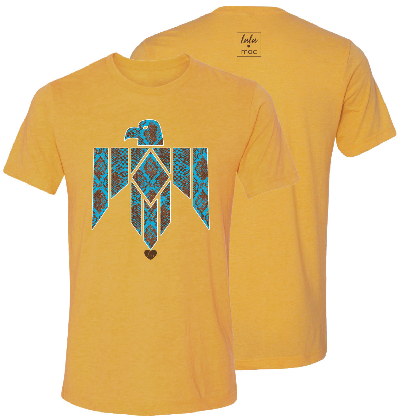 lulu mac-Snake Skin Thunderbird-Heather Mustard SS-LM15