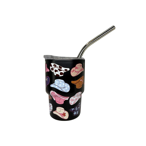 Mini- Mini 3 oz Morgan Tumbler Black Hat