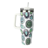 SC-4412-P Morgan Tumbler Concho White