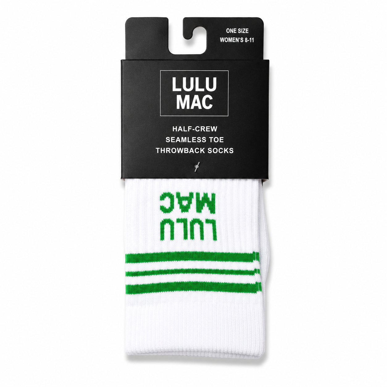 LM-SO-1001 Lulu Mac Socks Single Pair - LIME