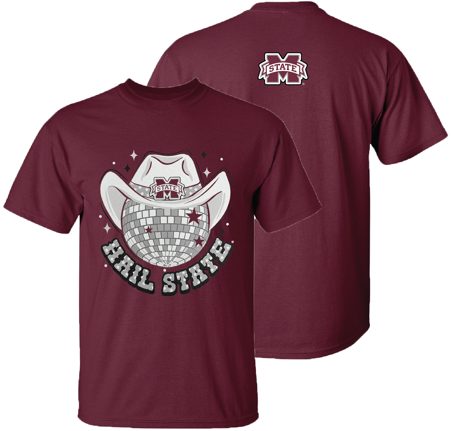 MSU Hail State Disco Maroon