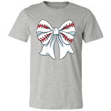 164 Baseball Bow-Athletic Heather