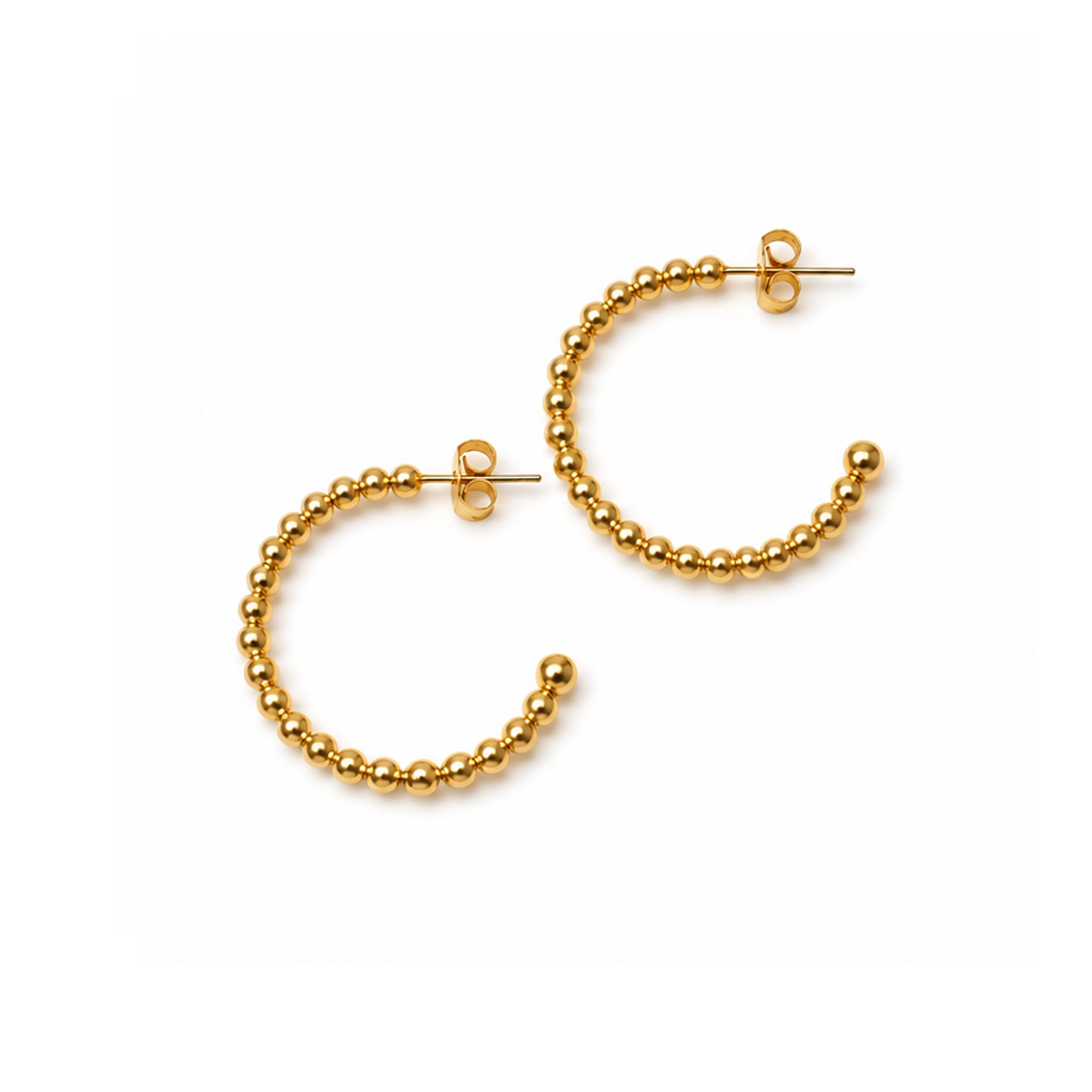 ER-HP-1000 GOLD HOOP EARRINGS
