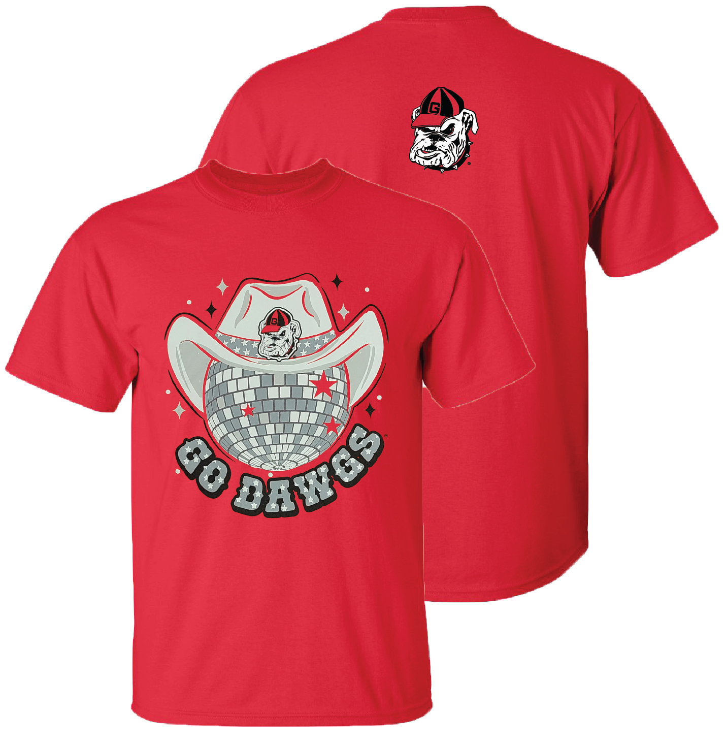 Georgia Go Dawgs Disco Red
