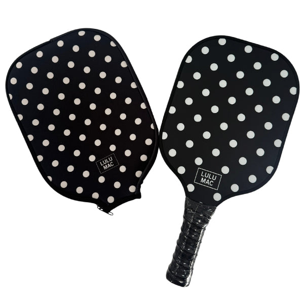 PB-PD-8112 Black/White Dot Pickleball Paddle