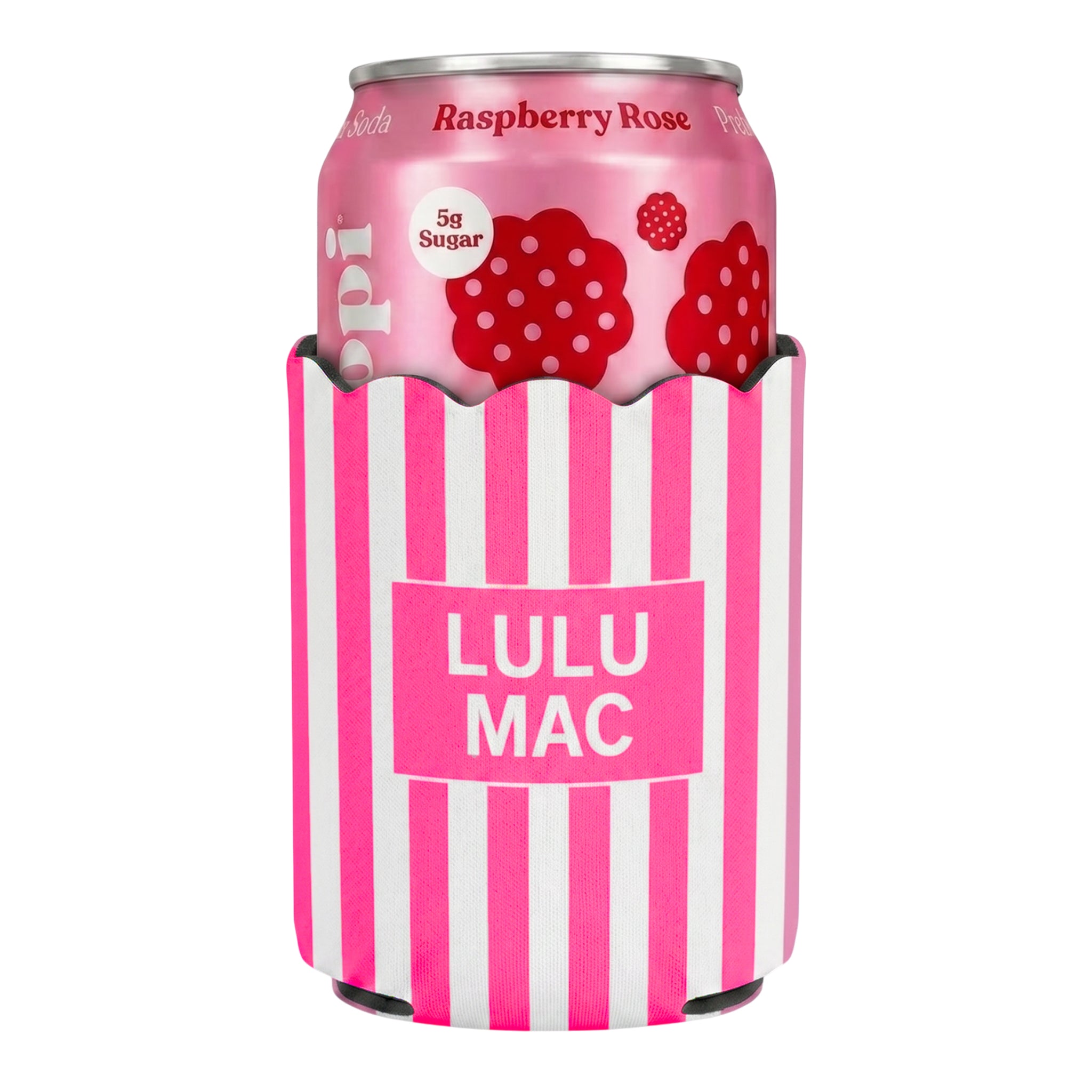 LM-KZ-1000 Pink Stripe Koozie