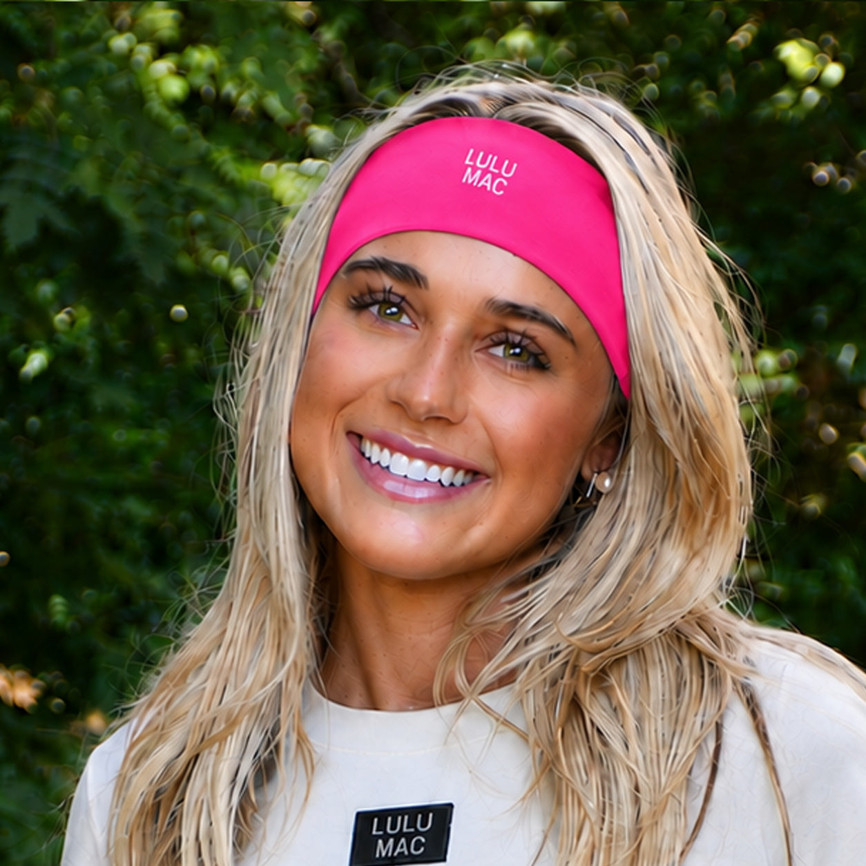 LM-HB-1000 Lulu Mac Headband - Hot Pink