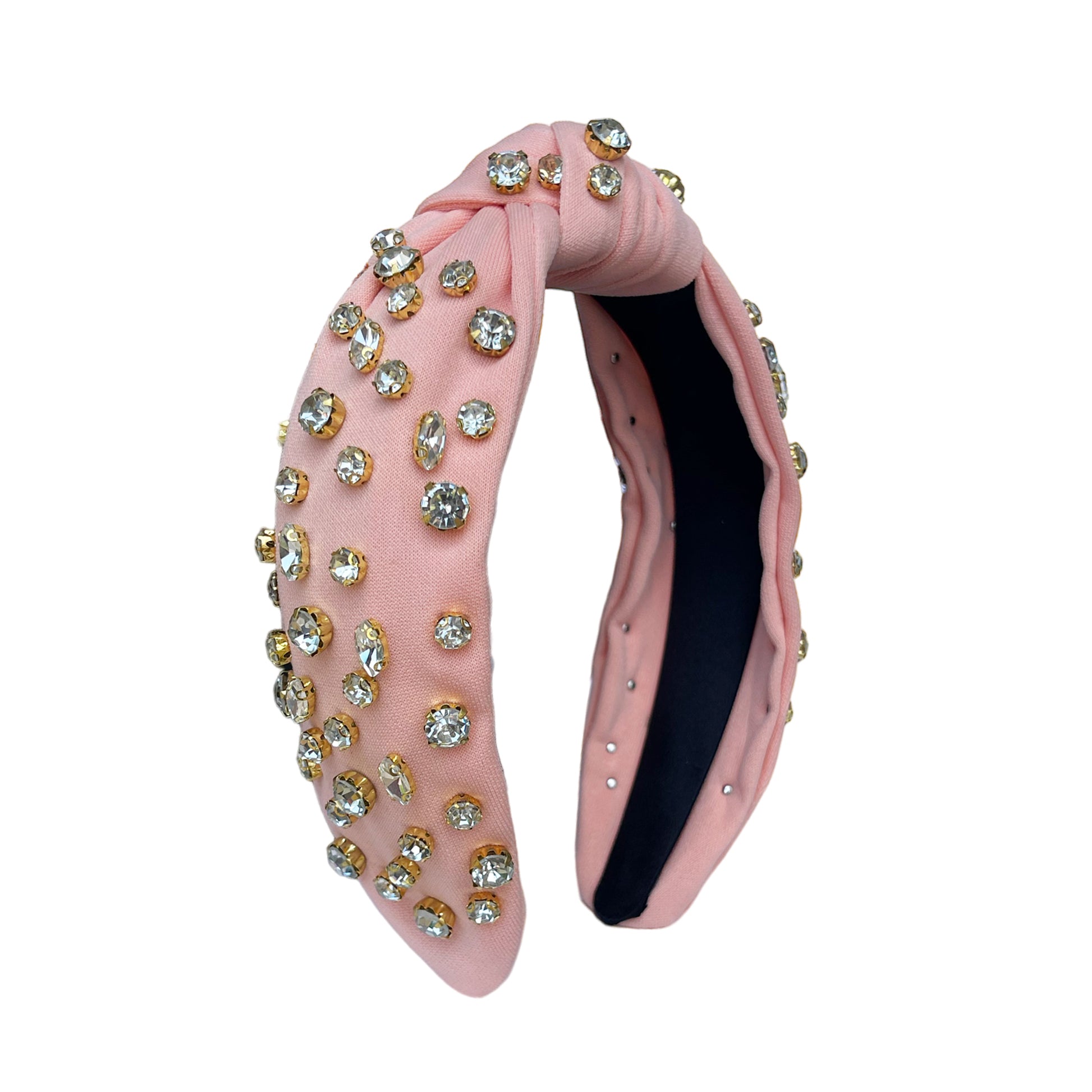 HB-9213 Clear Top Knot Headband Coral