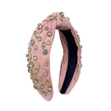 HB-9213 Clear Top Knot Headband Coral