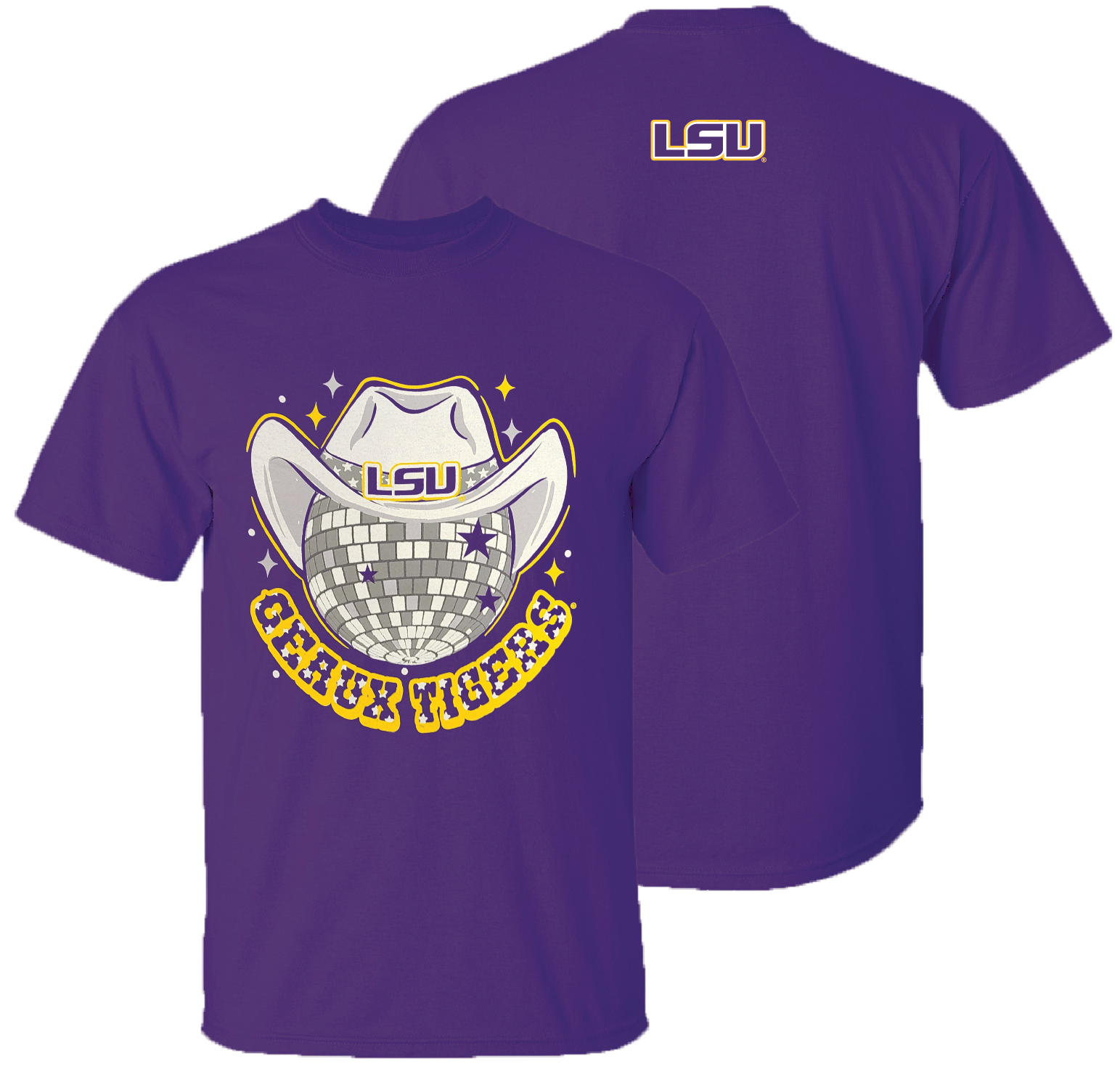 LSU Geaux Tigers Disco Purple
