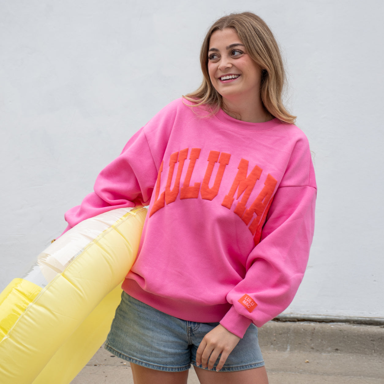LM-SW-1007 Pink/Orange Puff