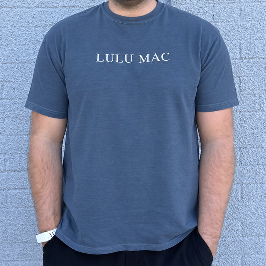 LM-TS-1023 Logo Adult Blue Jean Comfort Colors Tee