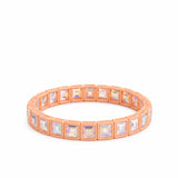 BR-RS-1002 Beige Rhinestone Bracelet