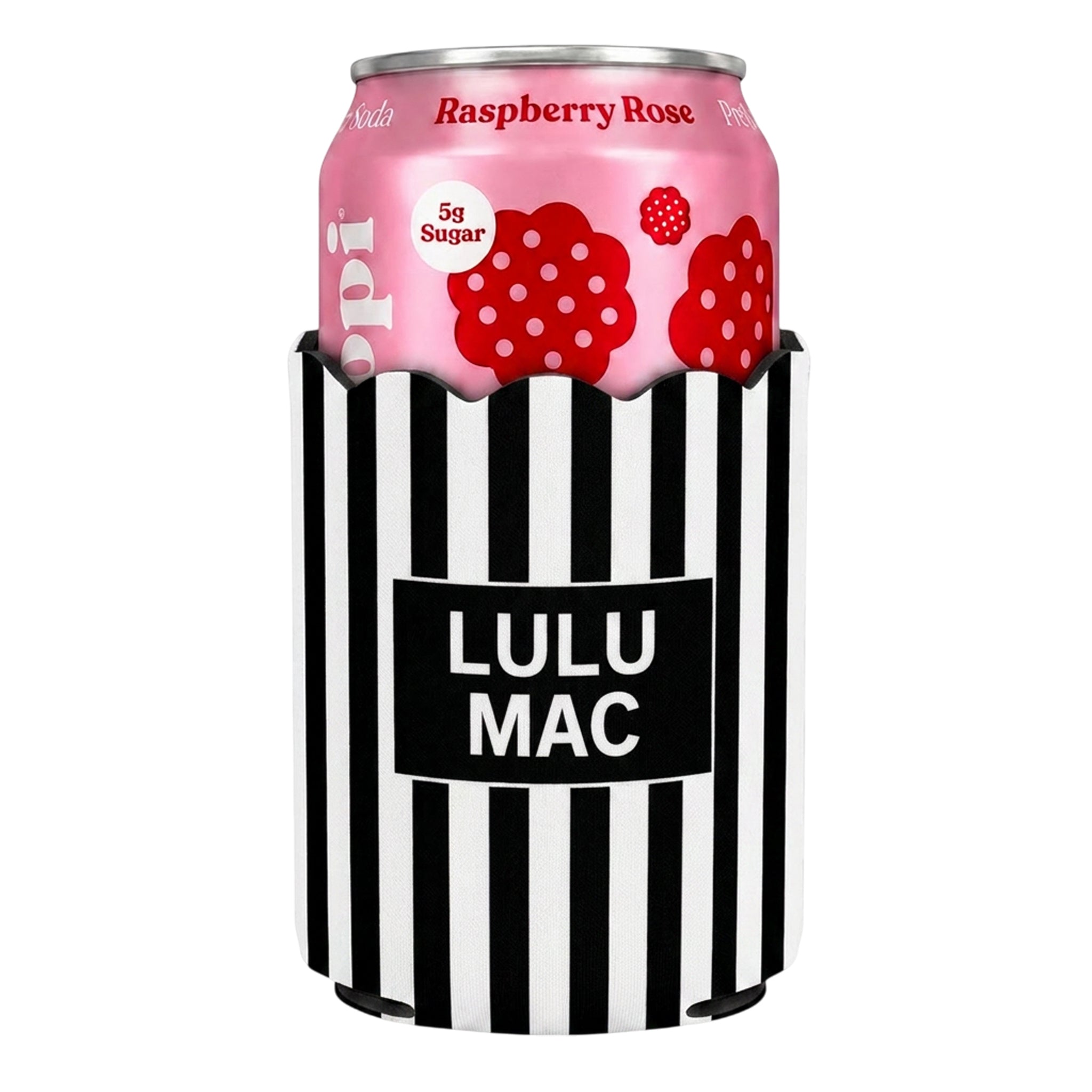 LM-KZ-1000 Black Stripe Koozie