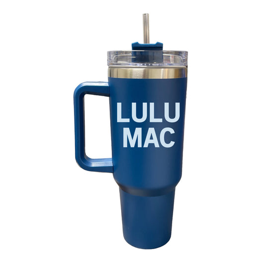 SC-4412-LM Morgan Tumbler Navy with Lt. Blue Logo