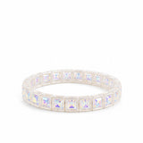 BR-RS-1002  White Rhinestone Bracelet