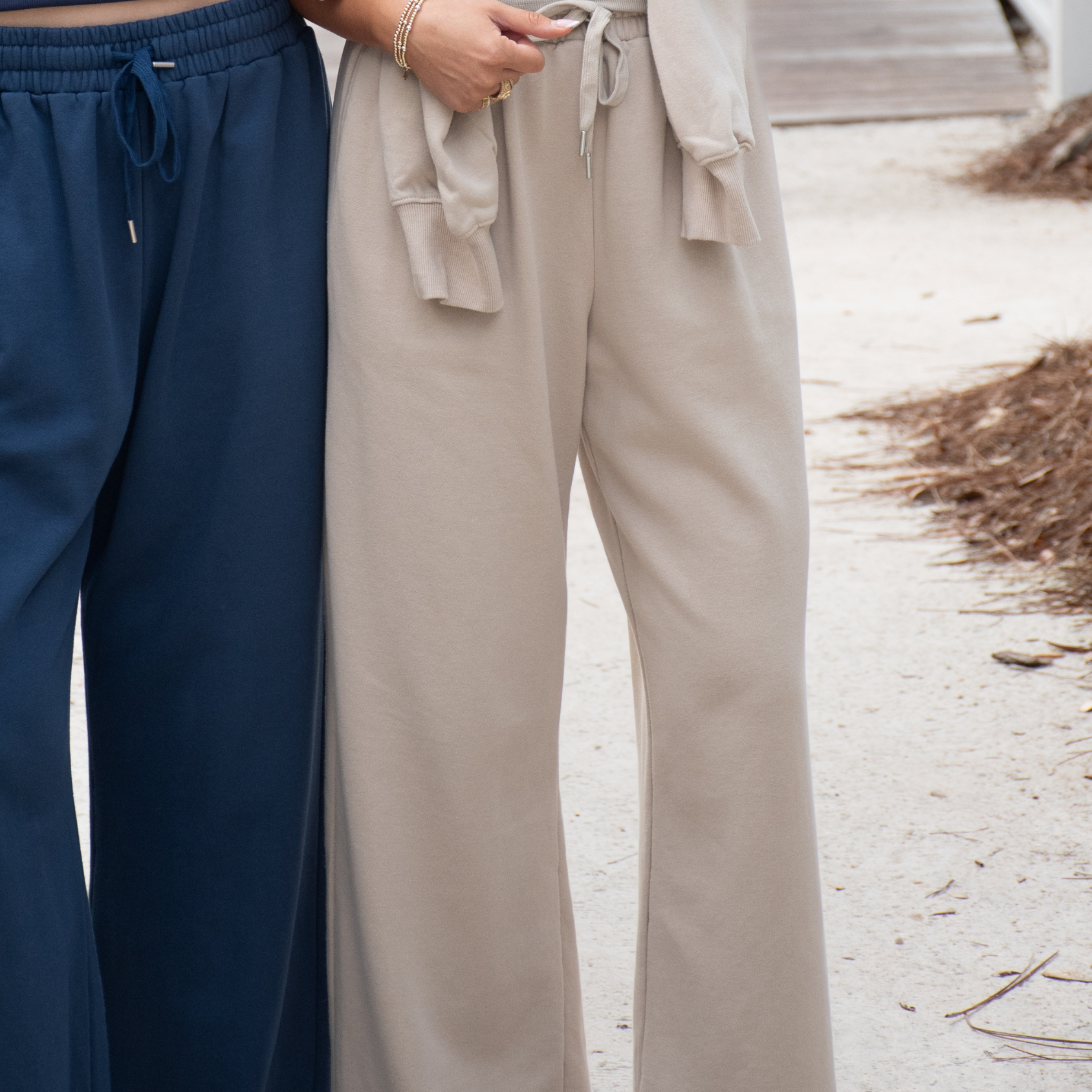 LM-PA-1001  TERRY CLOTH PANT-SAND