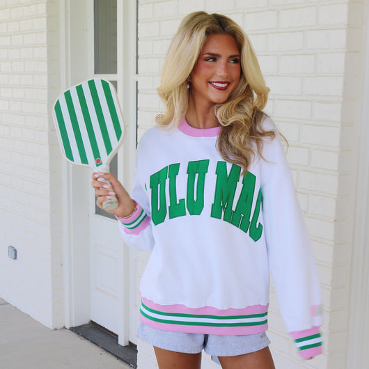 LM-SW-1004 Social Society White/Green Stitch