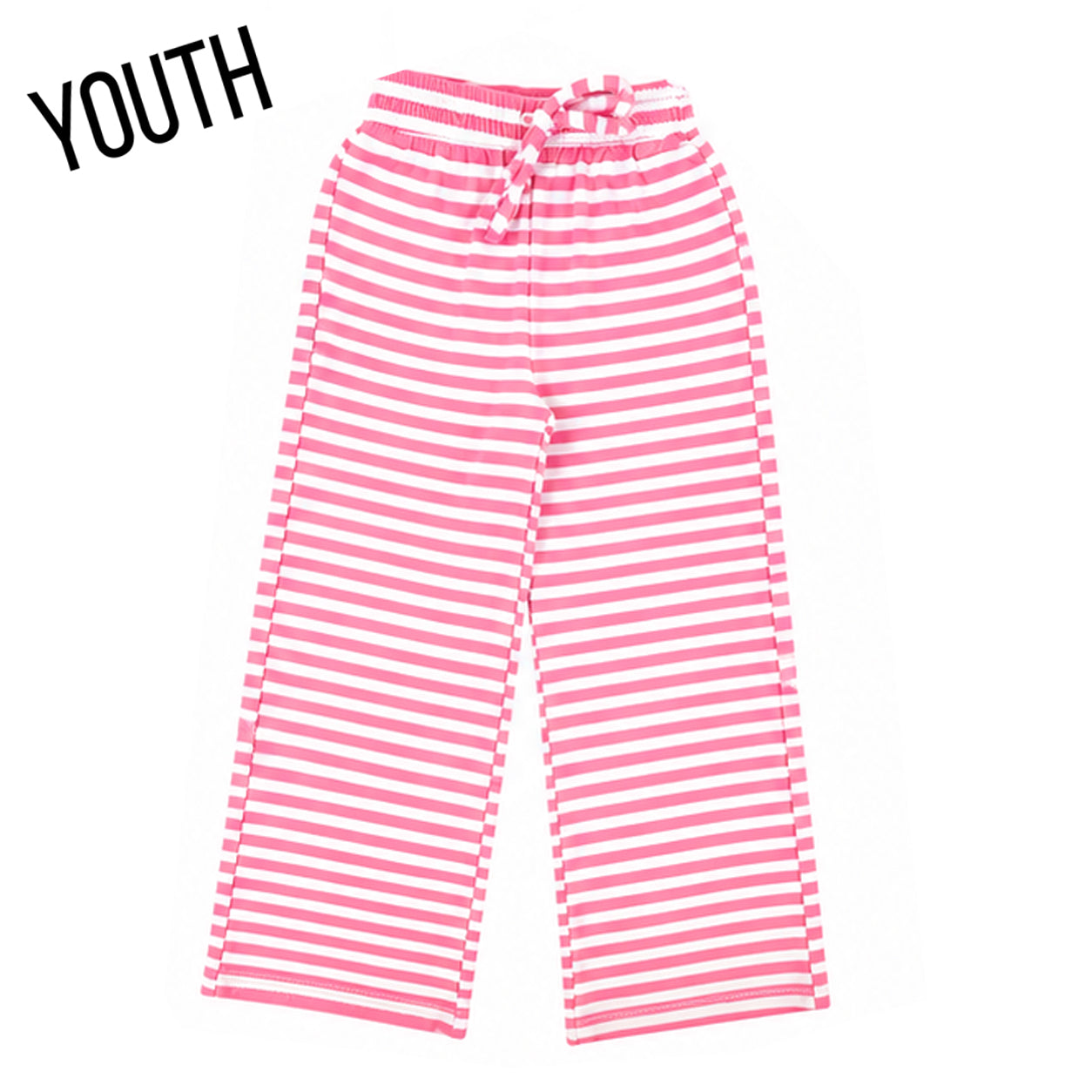 KD-MC-STRIPE MONO-TAG PATCH YOUTH PANT-NEON PINK
