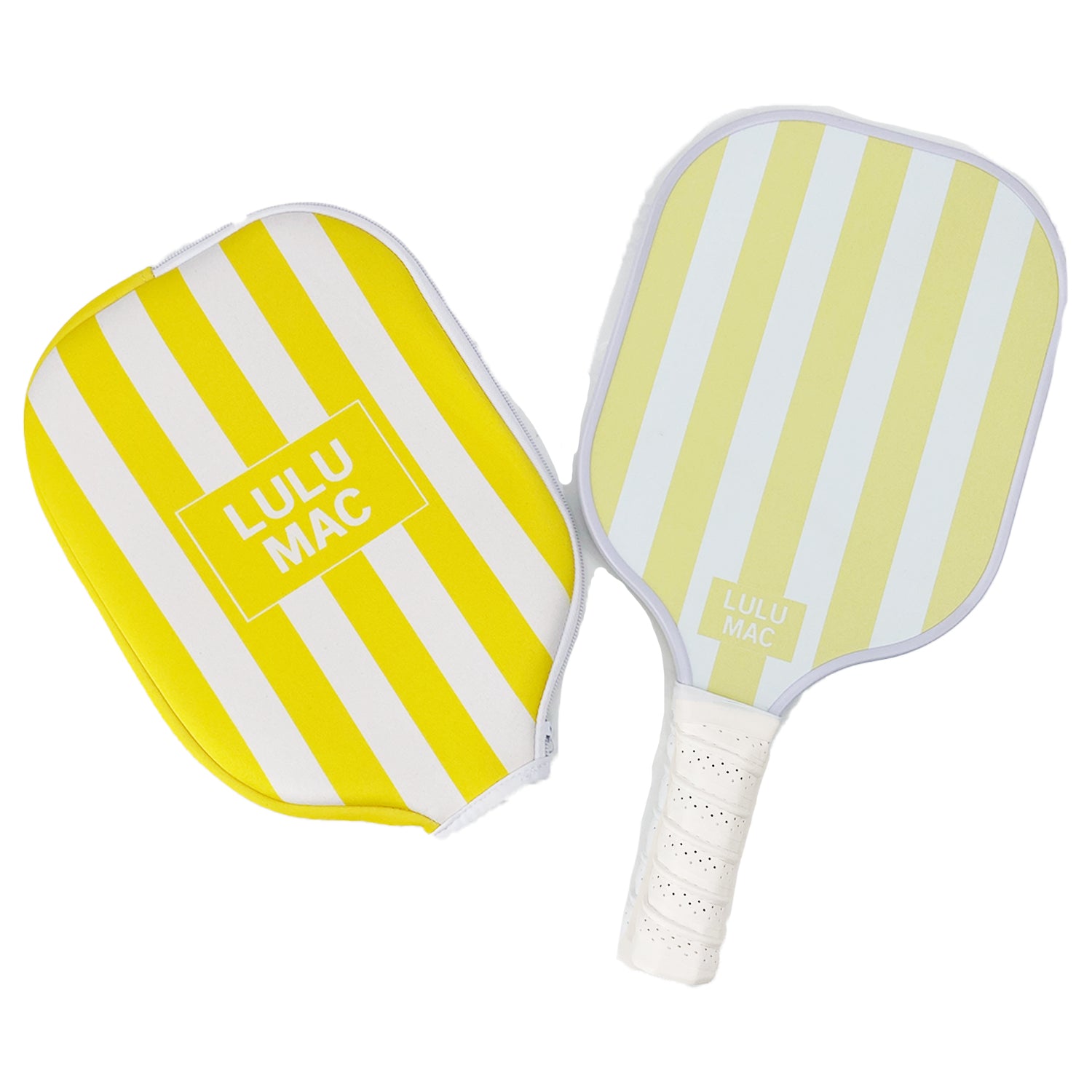 PB-8112-Yellow Stripe Pickleball Paddle