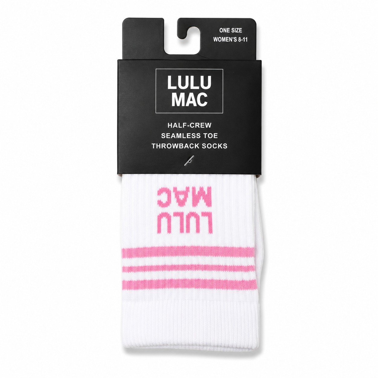 LM-SO-1001 Lulu Mac Socks Single Pair - LIGHT PINK