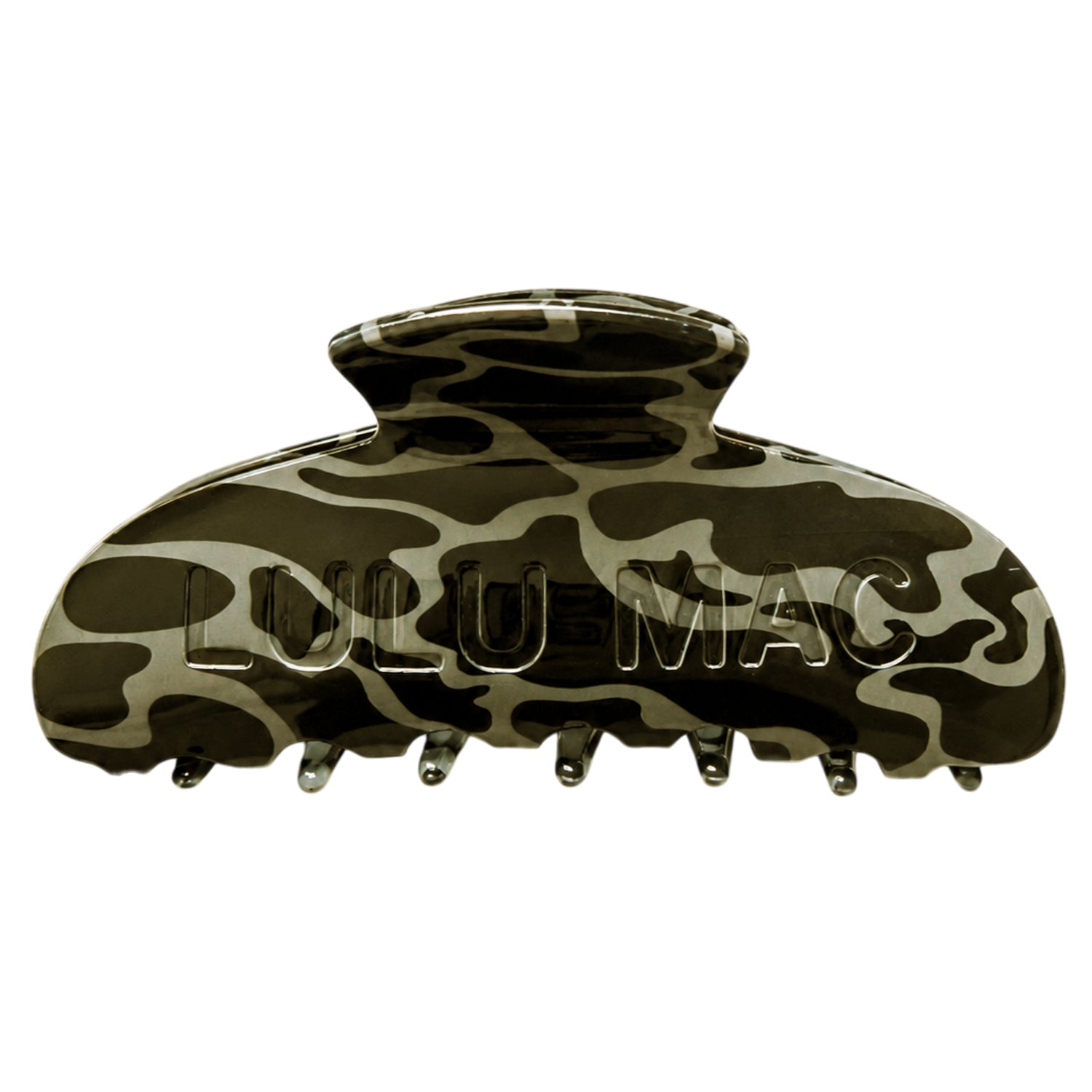 LULU MAC HAIR CLIPS LM-HR-1000-Black Camo