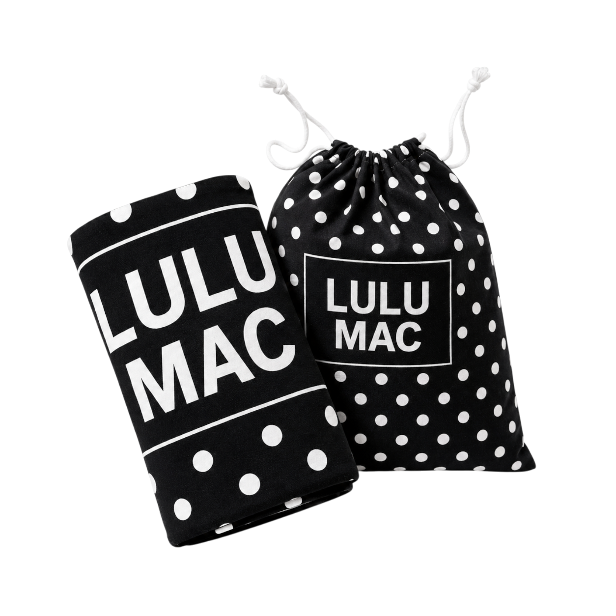 BT1413XL-Black/White Dot XL Beach Towel