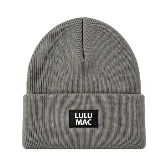 LM-BN-1005 LULU MAC PATCH BEANIE LT. GREY