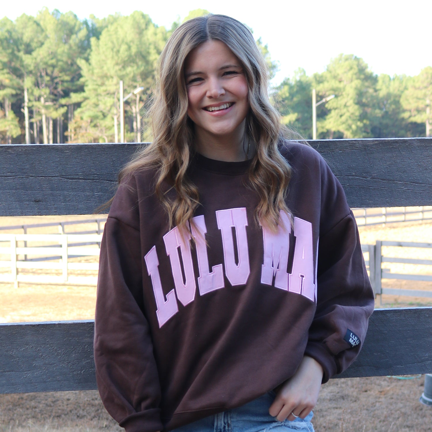 LM-SW-1003  Brown/Light Pink - Stitch