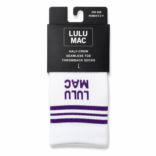 LM-SO-1001 Lulu Mac Socks Single Pair - PURPLE