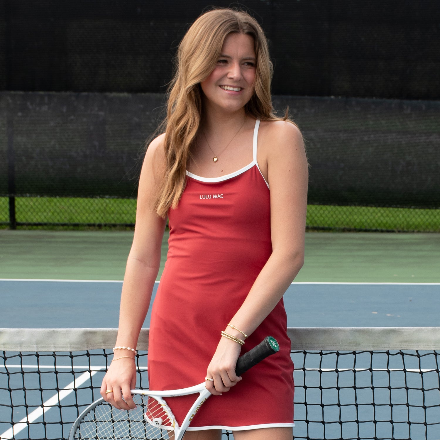 LM-DR-1000 Athletic Dress -Crimson/White