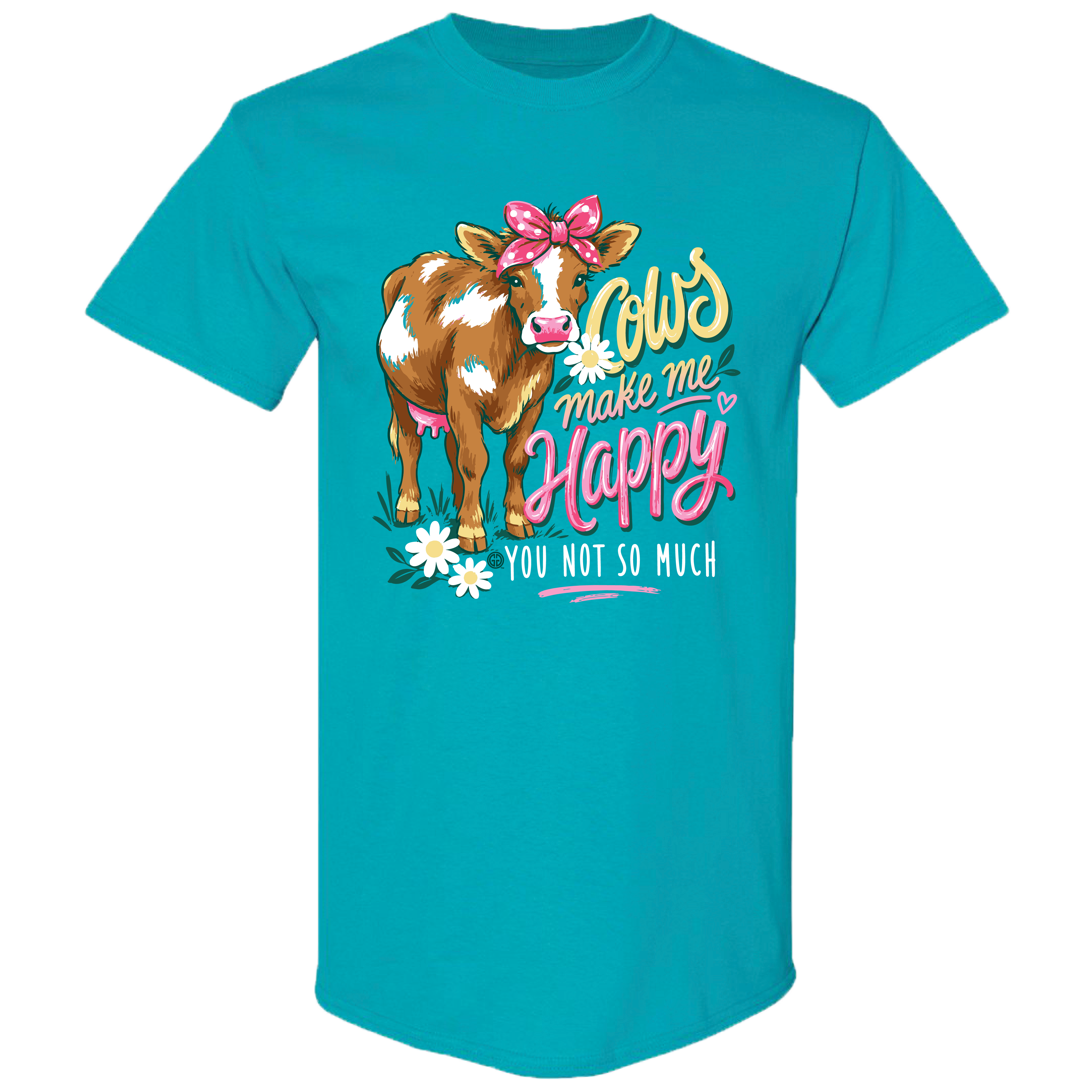 GGO-2807 Cows Happy You Not- Tropical Blue