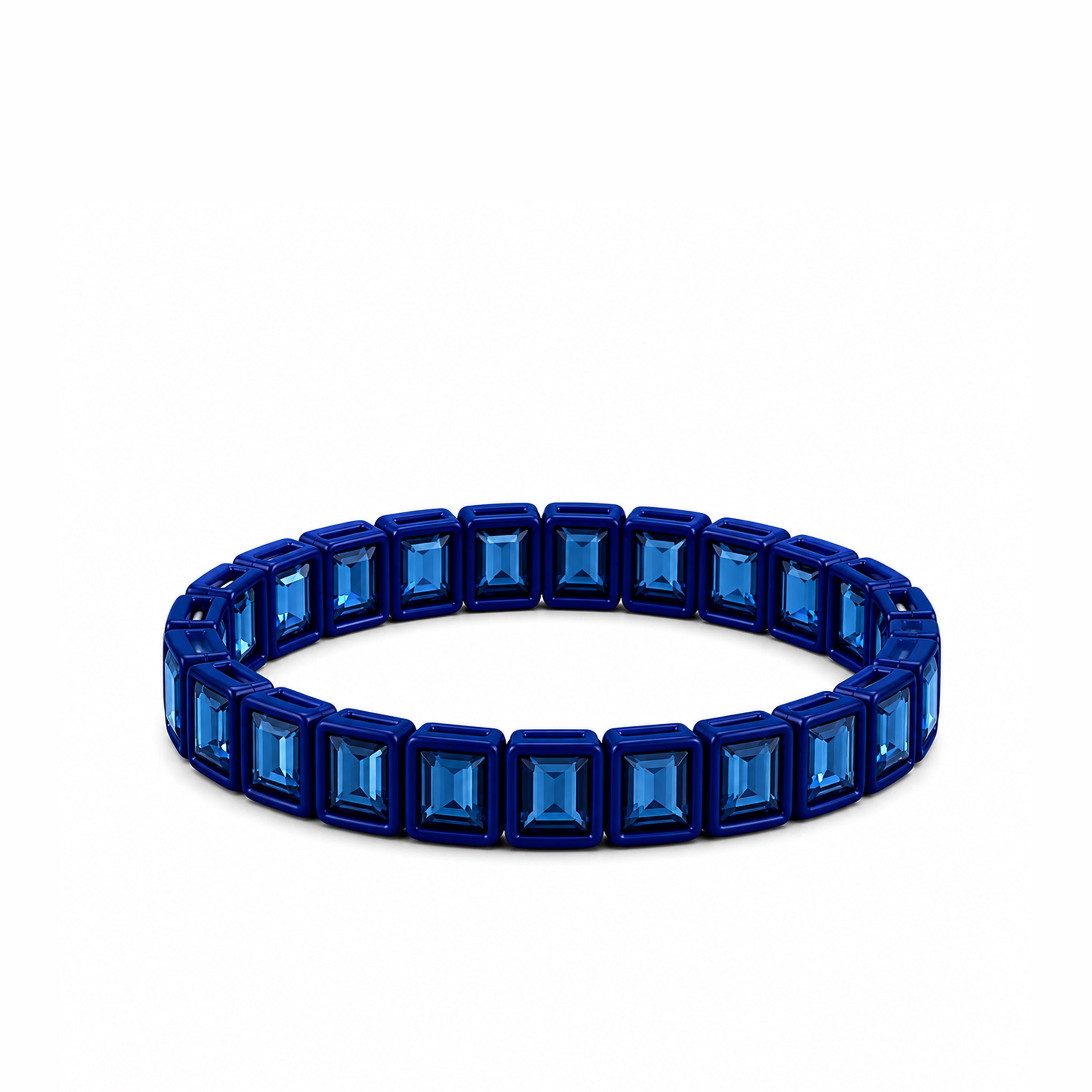 BR-RS-1002 Indigo Rhinestone Bracelet