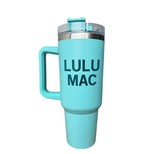 SC-4412-LM Morgan Tumbler Mint with Blue Logo