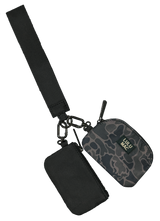 DP-8162 Black Camo/Black Lulu Mac Double Pouch Wristlets